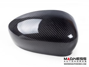 Alfa Romeo 4C Mirror Covers - Carbon Fiber - Caps - Feroce Carbon Alfa Romeo 4C Mirror Covers - Carbon Fiber - Caps - Feroce Carbon